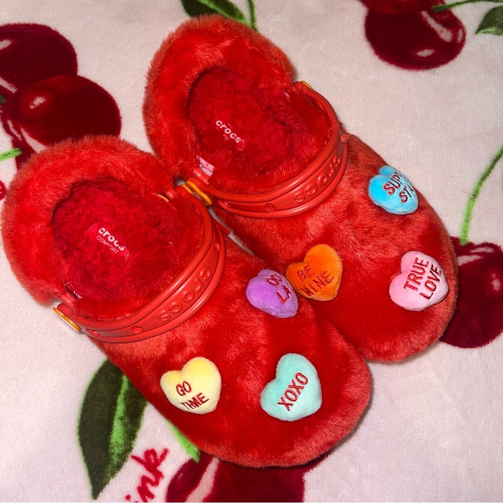 Limited addition sweetheart crocs